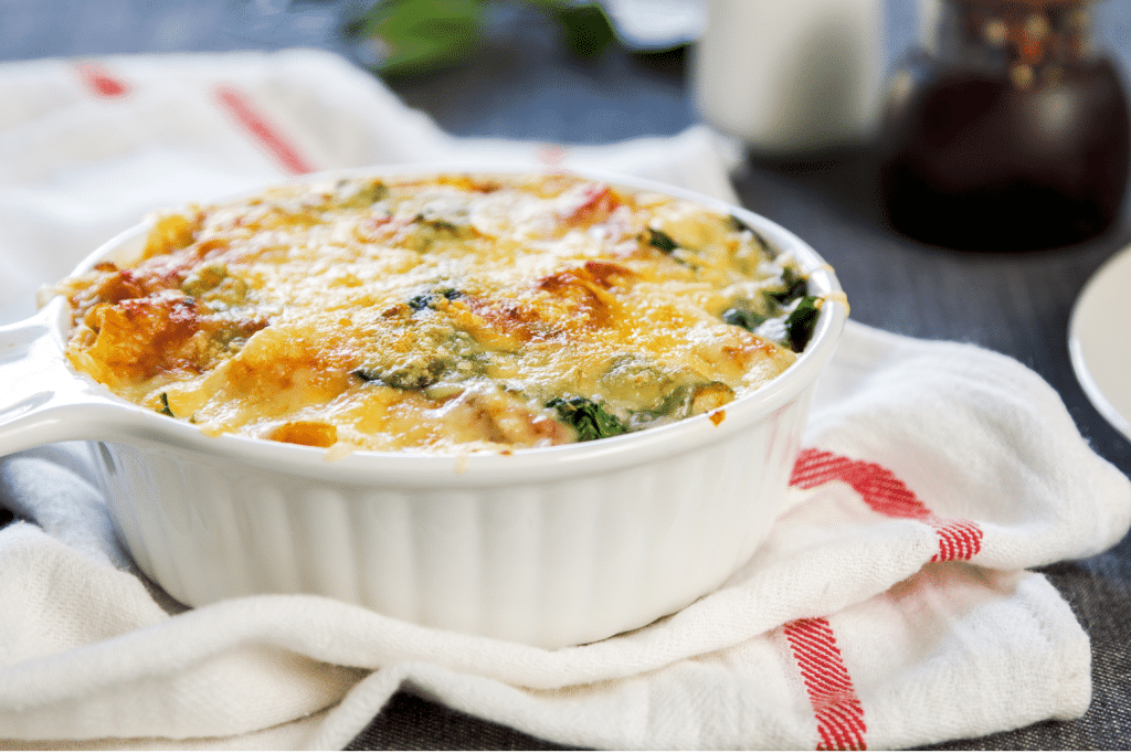 Spinach and Feta Breakfast Strata Recipe