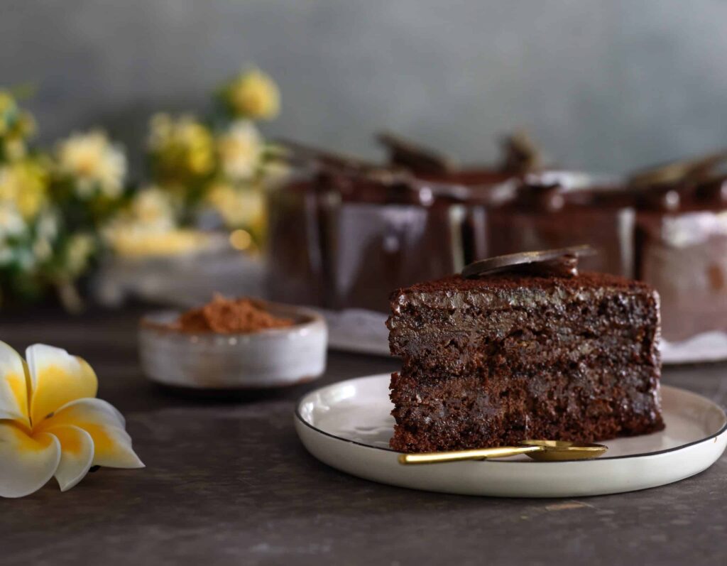 eggless chocolate cake - no egg chocolate cake